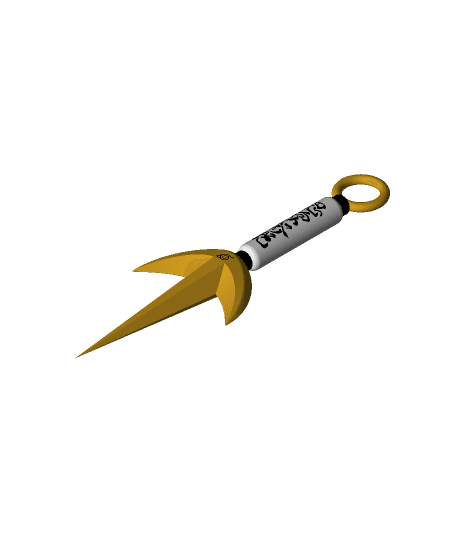 Minato's kunai knife 3D Printable without support 3d model