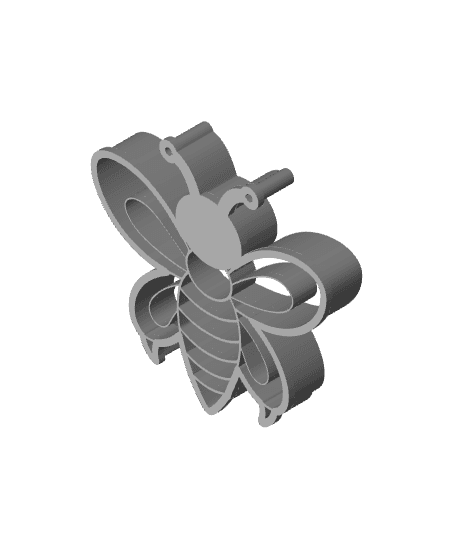 Butterfly Cookie Cutter, Biscuit Cutter 3d model