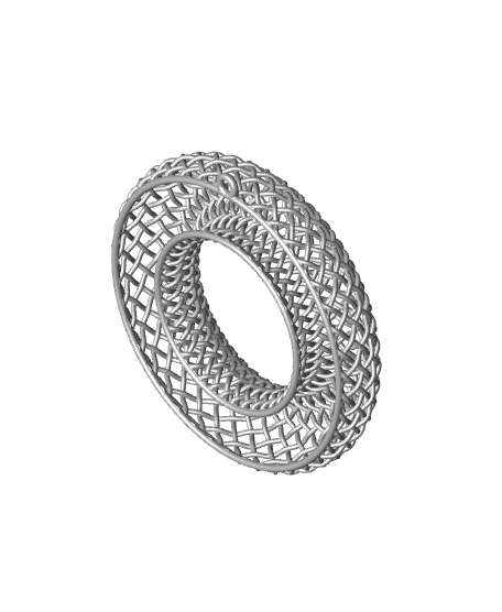 Woven Wreath Form - Resin 3d model