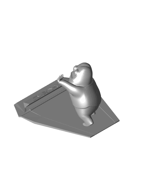 Pepe the frog - Phone Stand - 3D print model 3d model