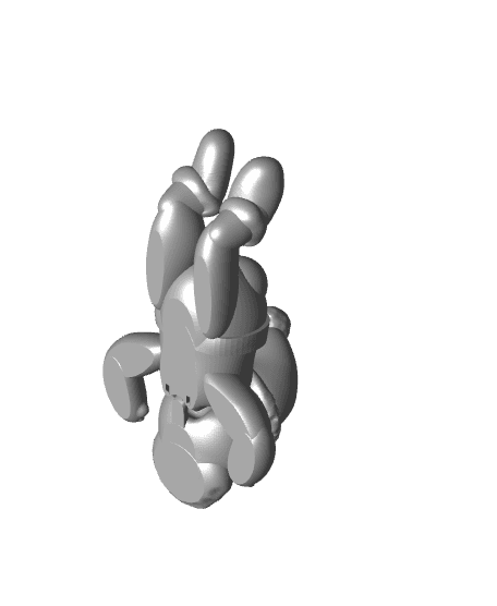 Flexi Santa Fallen Booty 3d model