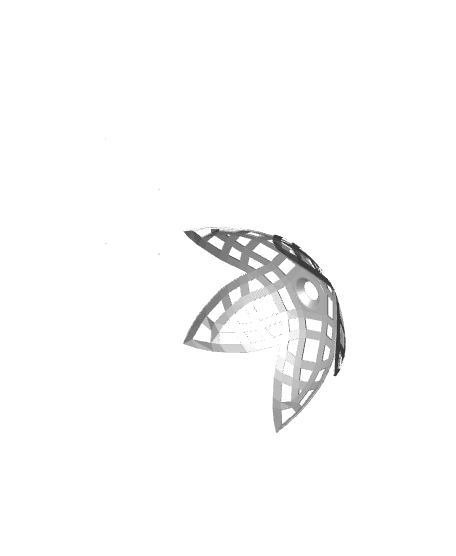 simple leafs light shade natural  3d model