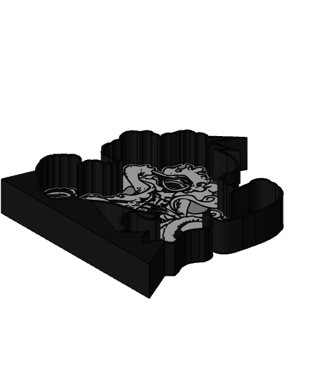 Gear 5 Luffy Led Light Box  3d model