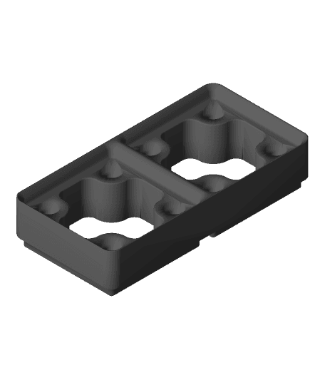 Magnetic Gridfinity Risers optimized for magnets-only 3d model