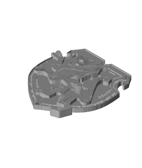 Gryffindor House Shield 3d model
