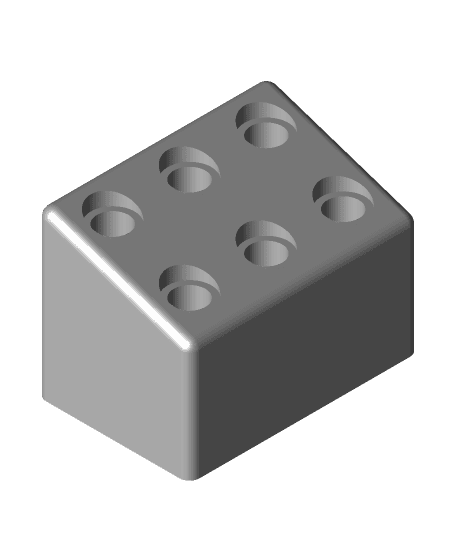 Weller ET soldering tip organizer (~5.5mm base ) 3d model