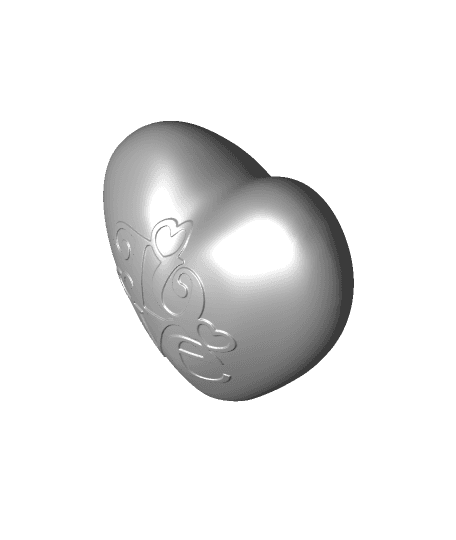 Simple heart - Corazon 3d model