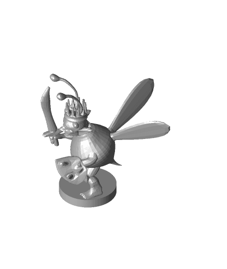 Goblin Bard Bee King 3d model