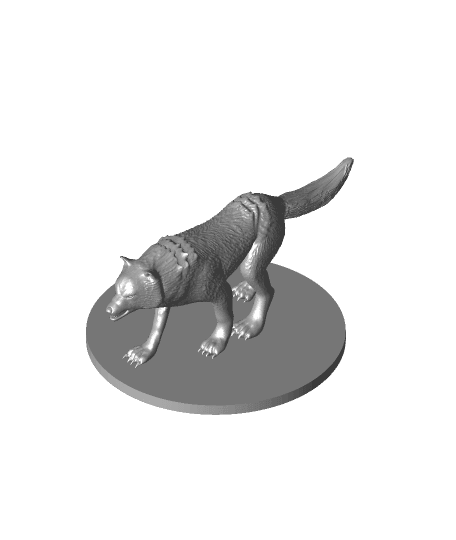 Dire Wolf 3d model