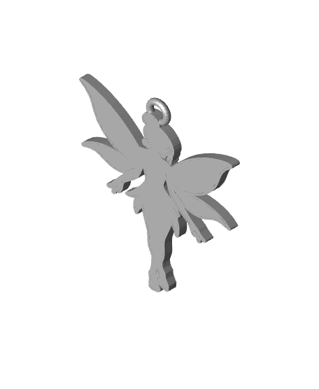 Cryptid Keychain: Fairy Edition 3d model