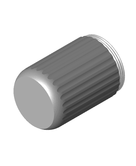 Perfect Ribbed Can Koozie 3d model