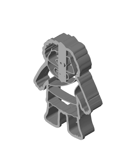 Monster Cookie Cutter, Biscuit Cutter 3d model