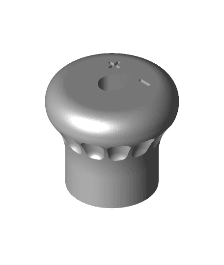 Replacement Moen faucet knob 3d model