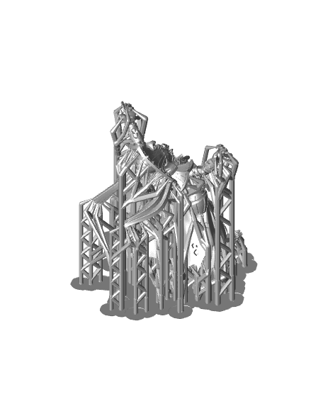 Casket of Phatep - With Free Dragon Warhammer - 5e DnD Inspired for RPG and Wargamers 3d model