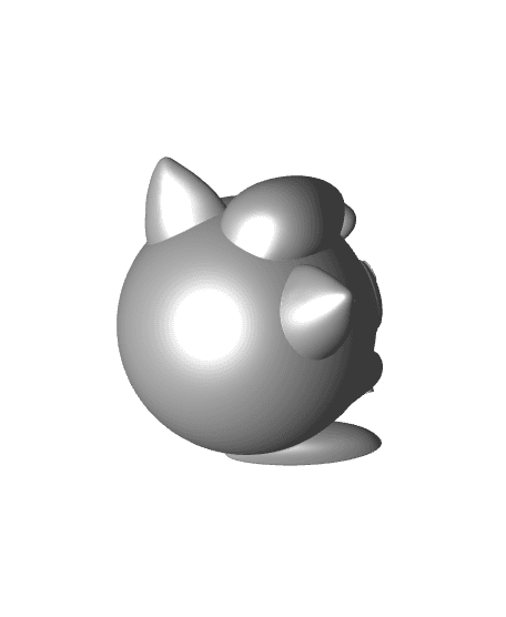 Life Sized Jigglypuff 3D Print File STL 3d model