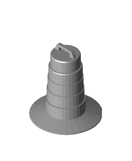 1:64 Scale Traffic Barrel 3d model