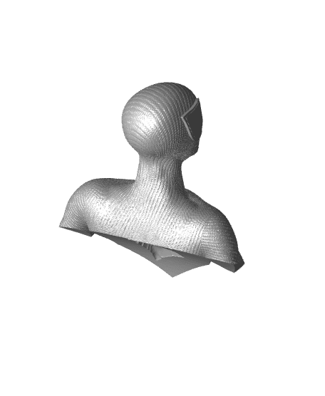 Miles Morales Bust 3D Printer File STL 3d model