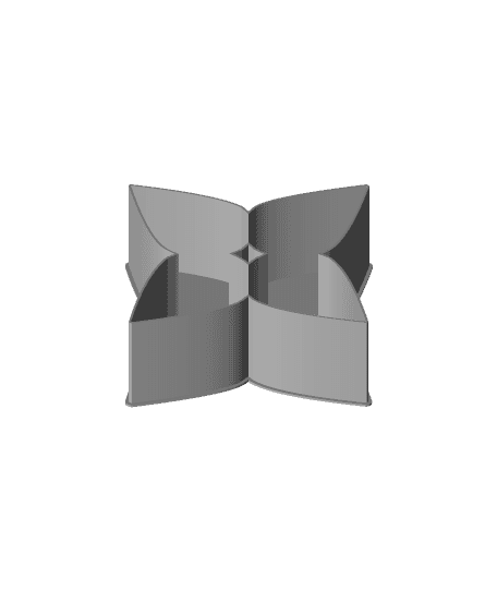 Shuriken 0075, nestable box (v2) 3d model