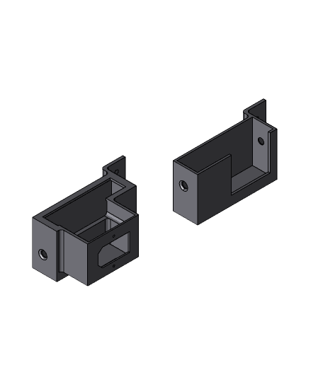 Meanwell PSU Holder for Lack Table 3d model