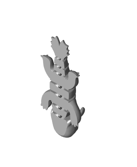 Flexi Black Dragon 3d model