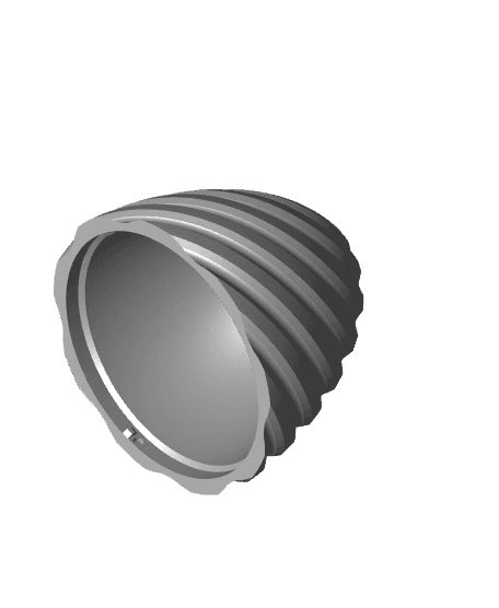 Large Spiral Egg 3d model