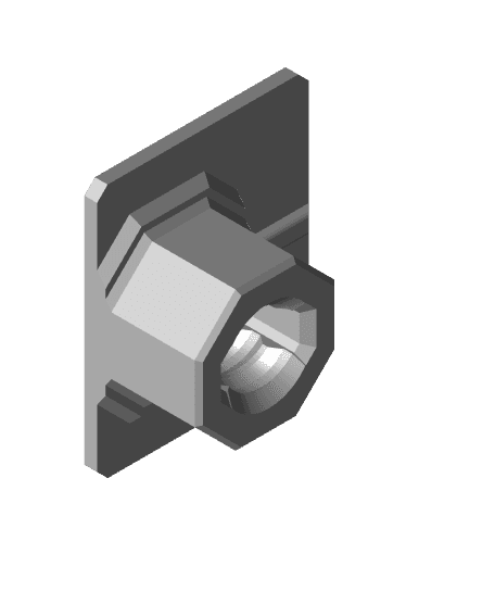 8 mm - Command Strip - Bolt-Lock Mount 3d model