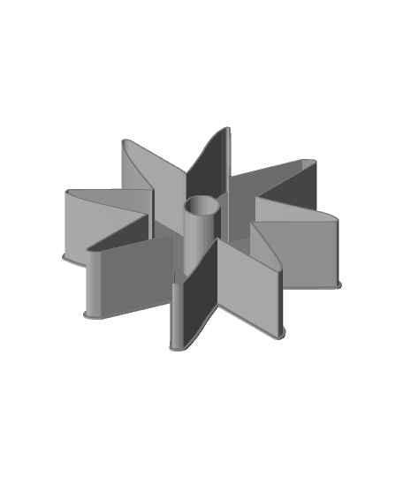 Shuriken 0029, nestable box (v2) 3d model