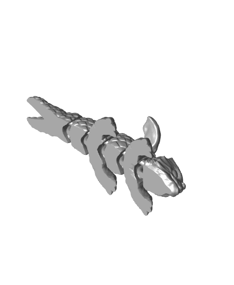 Pixie Dragon Miniflex & Keychain 3d model