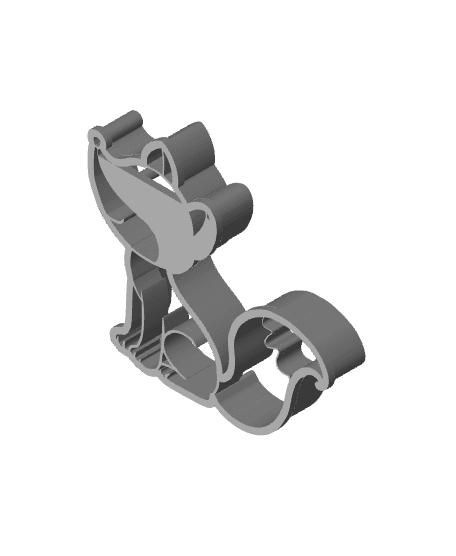 Fox Cookie Cutter, Biscuit Cutter 3d model