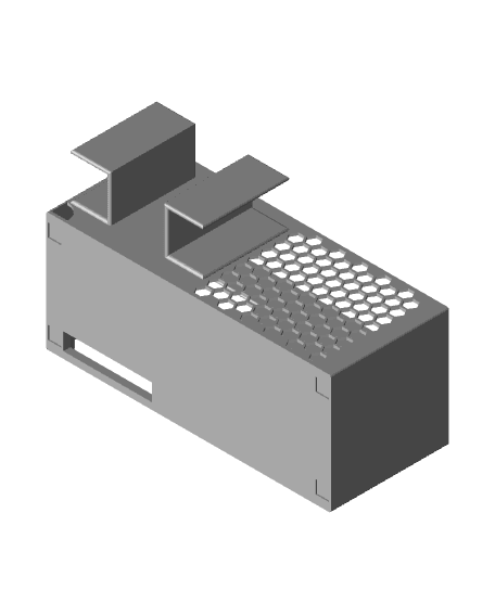 DIY Oscilliscope and Signal Generator Case 3d model