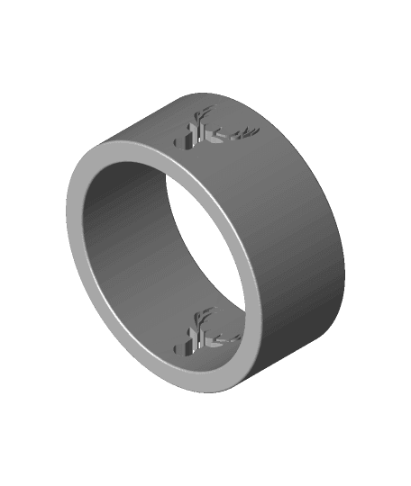 Buck Napkin Ring 3d model