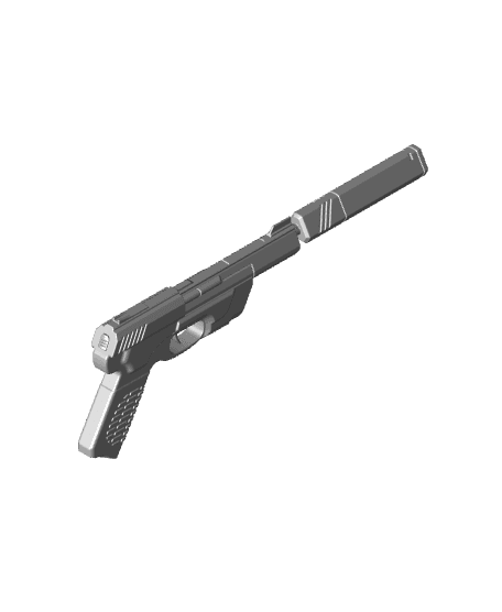 Valorant Ghost Pistol Basic Model 3d model