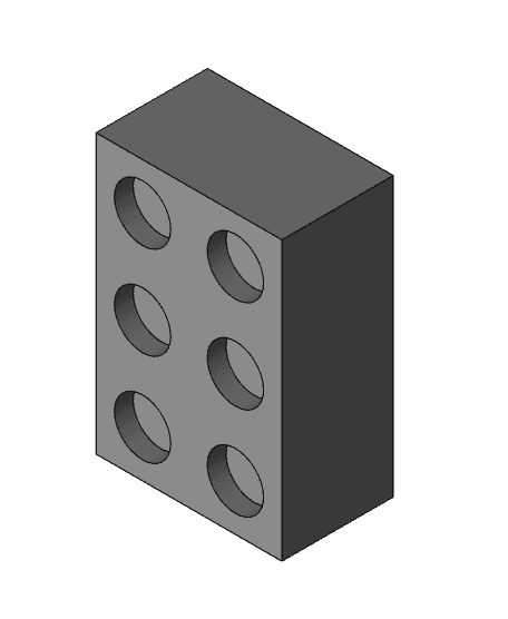 Brickfinity Parametric Bricks 3d model