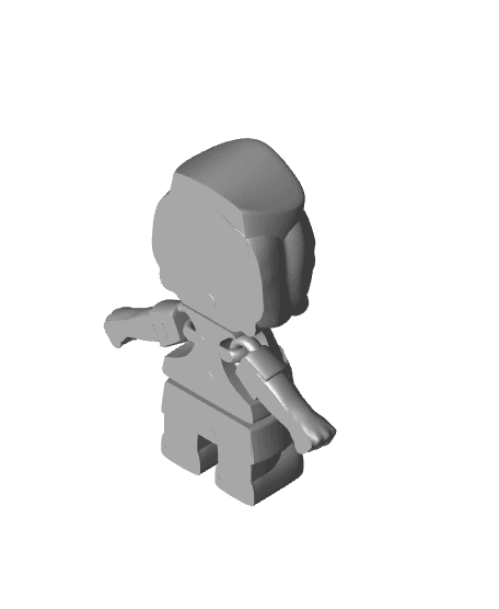 3D Printable Flexi Nurse 3d model