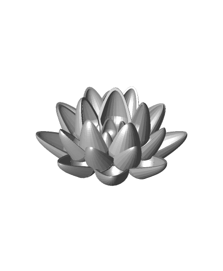 MTG Black Lotus Flower Display Piece - Magic The Gathering Desk Toy 3d model