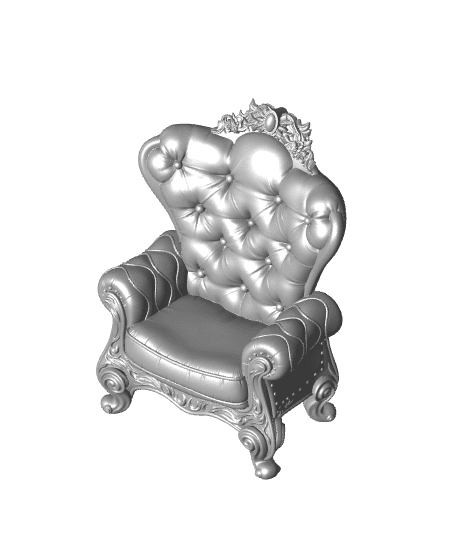 Wingback Chair 3d model