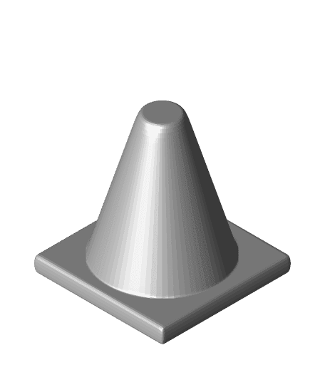 Mini Traffic Cone 3d model