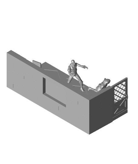 Zombie chase  3d model