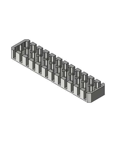 Insert for Advanced Squad Leader game counters 3d model