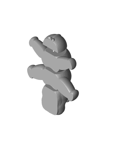 flexi hippo 3d model
