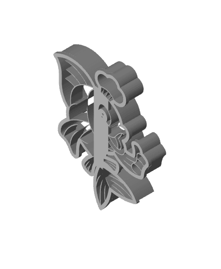 Chef Fish Cookie Cutter, Biscuit Cutter 3d model