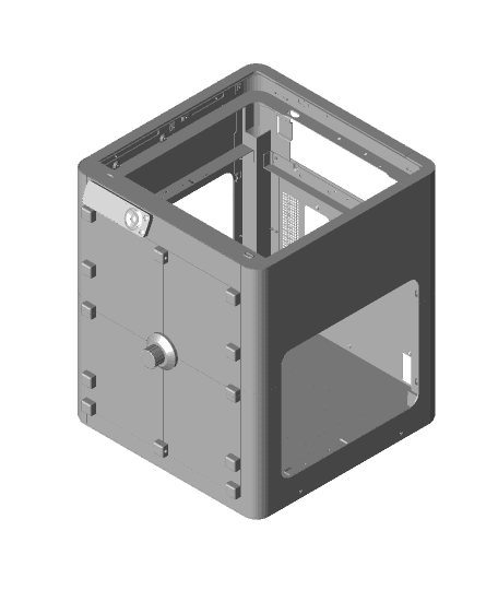 Magnetic Front Plate - Bambu Lab P1P #ThangsBambuContest 3d model