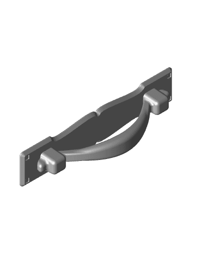 Classic Kitchen Drawer Pull 2021 Version 3d model