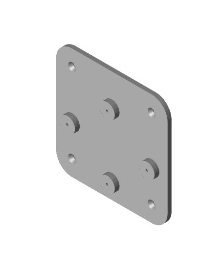 VESA100 TV / Monitor Wall Bracket 3d model