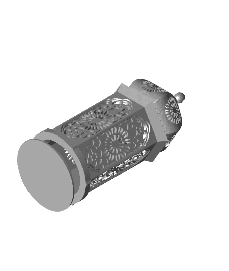 Arabic Style Lantern Tealight 3d model