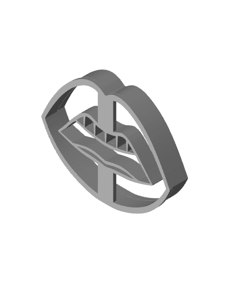 Mouth Cookie Cutter, Biscuit Cutter 3d model