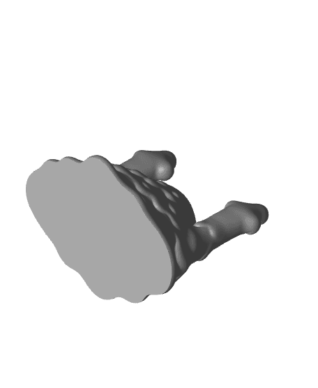Muk (Easy Print No Supports) 3d model