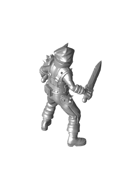 Raider 01 (25mm Base) 3d model