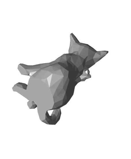 Cat Low Poly 3d model