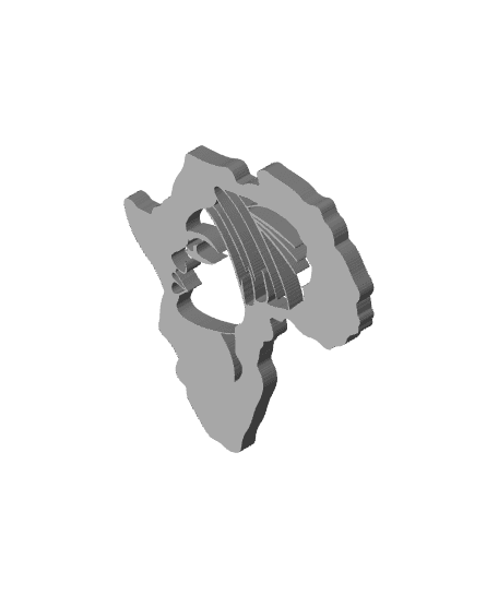 African Beauty wall art Africa Culture Decor Safari 3d model